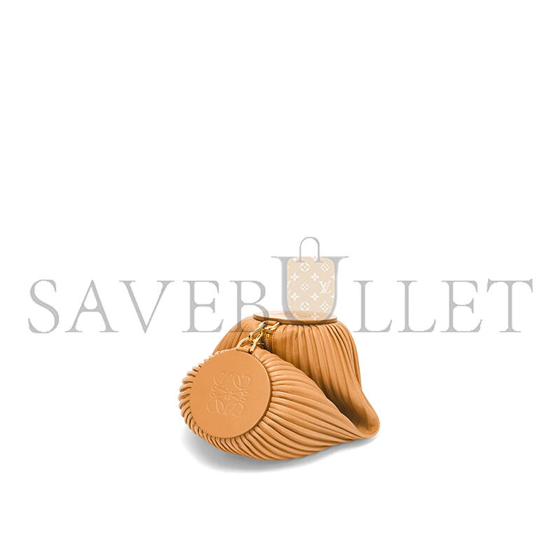 L0ew* bracelet pouch in pleated nappa lambskin a912p84x27 (25*10*10cm)